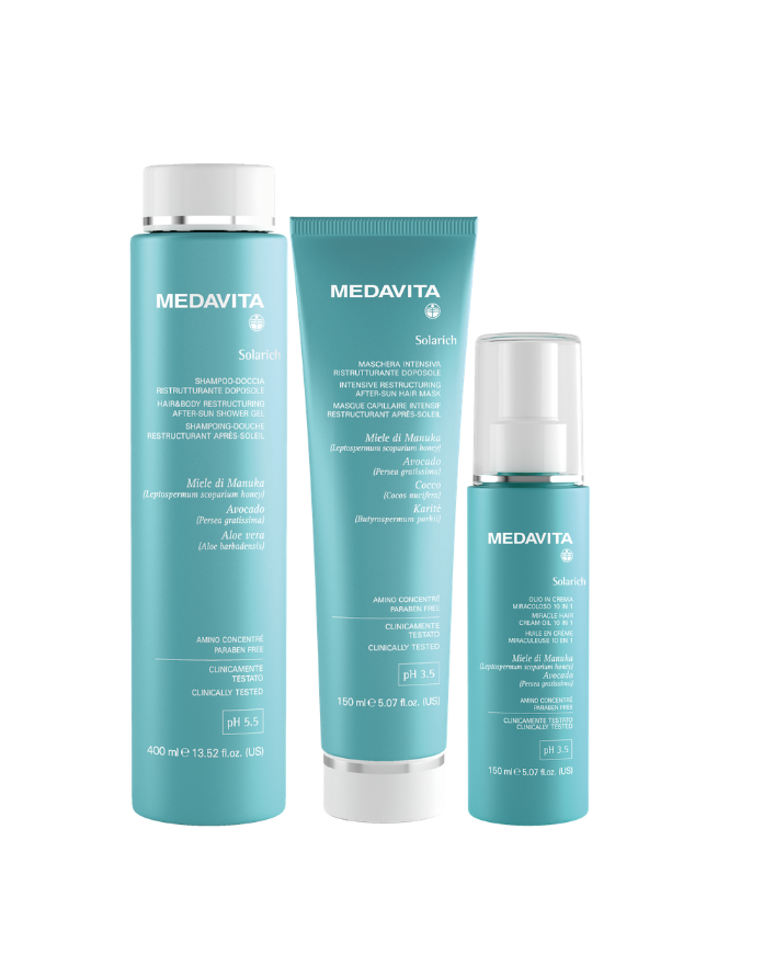 Medavita Solarich Kit 2026 3 Products: Shampoo&Shower - Mask - Miracle ...
